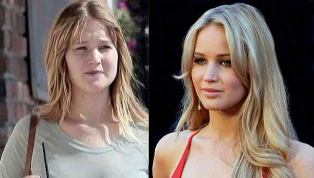 Jennifer Lawrence sem maquiagem