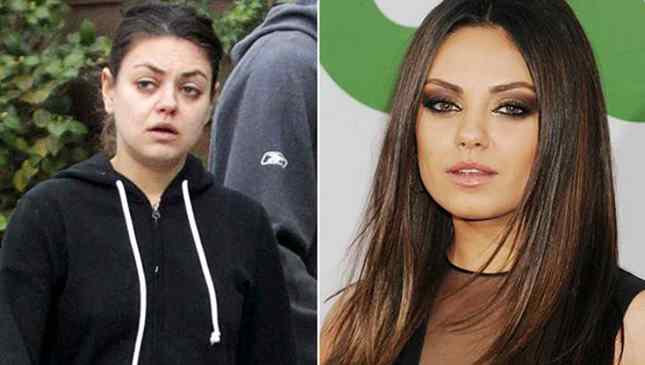 Mila Kunis sem maquiagem