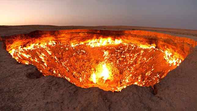 porta do inferno Turcomenistão