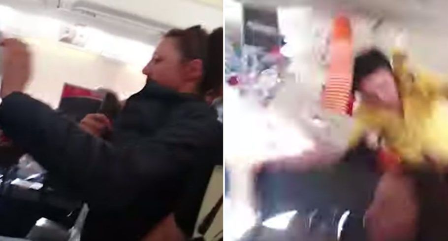 Durante turbulência comissária foi arremessada contra o teto do avião