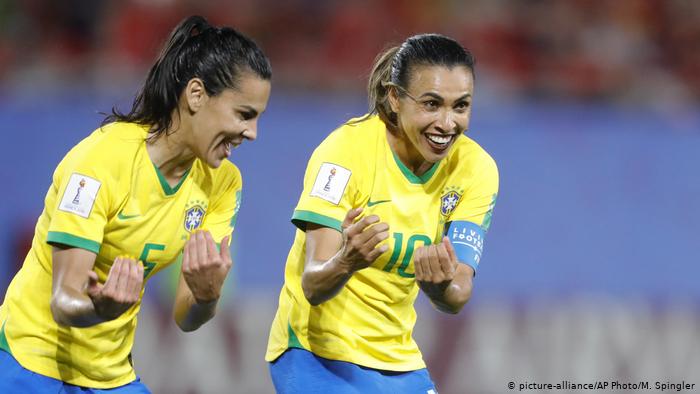 Marta se tornou a maior artilheira da história das Copas do Mundo
