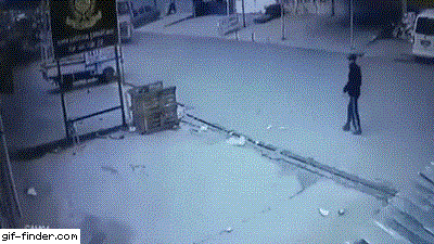 homem salva cachorro que eira atropelado