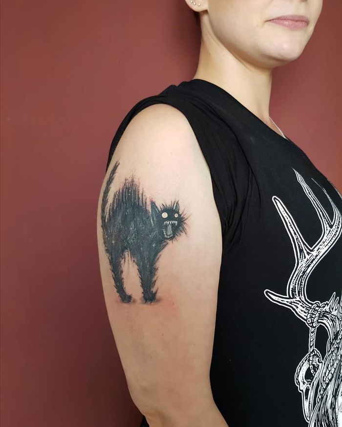 tatuagens de gatinho inspiração