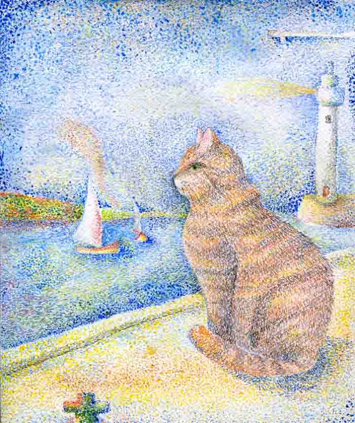 Artista reproduz gatinhos fotos