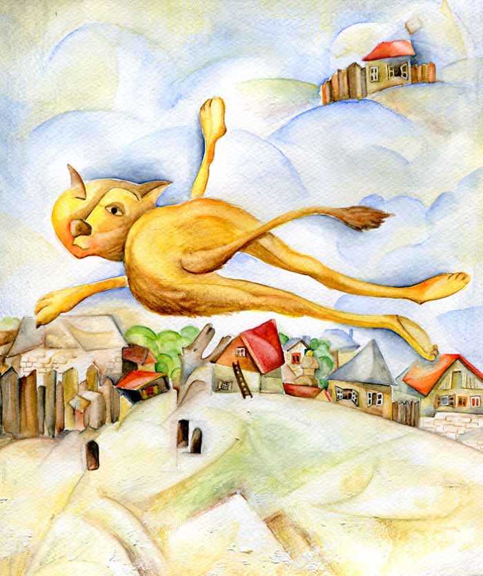 Artista reproduz gatinhos quadros