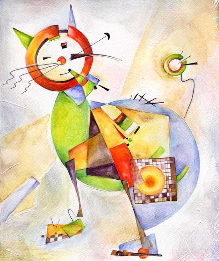 arte gatos