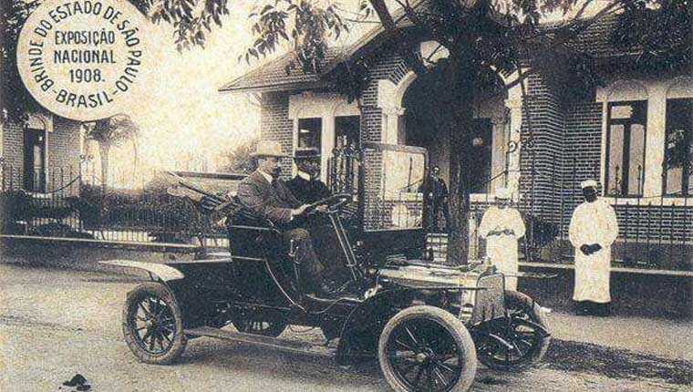primeiro carro do Brasil Henrique Santos Dumont